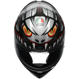 AGV K1-S LYZARD - BLACK/GREY/RED