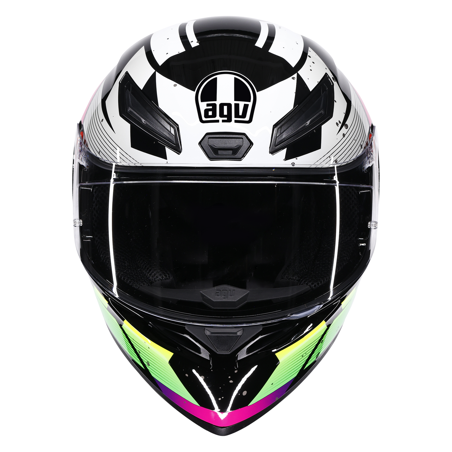 AGV AGV K1-S Punkpulse Black / Purple / Lime - View 6