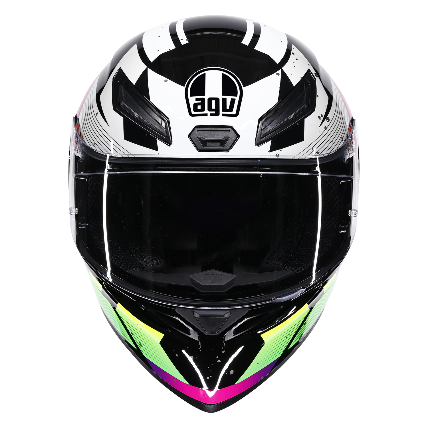 AGV AGV K1-S Punkpulse Black / Purple / Lime - View 6
