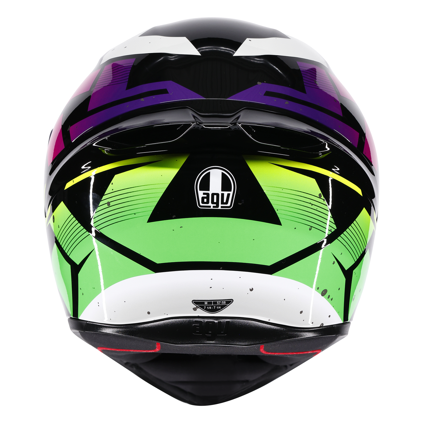 AGV AGV K1-S Punkpulse Black / Purple / Lime - Detail View