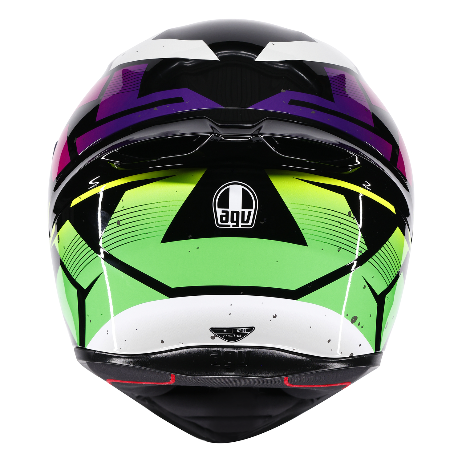 AGV AGV K1-S Punkpulse Black / Purple / Lime - Detail View