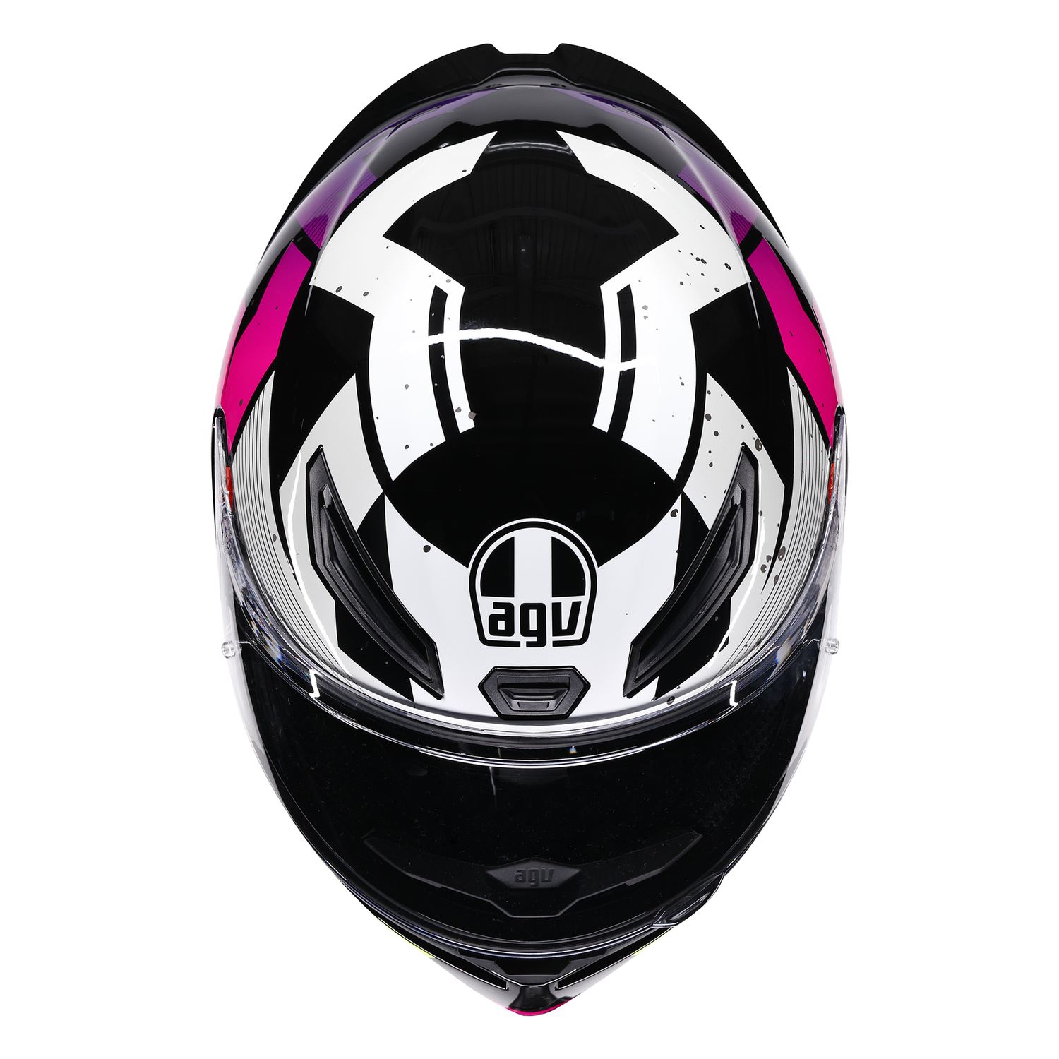 AGV AGV K1-S Punkpulse Black / Purple / Lime - Interior View