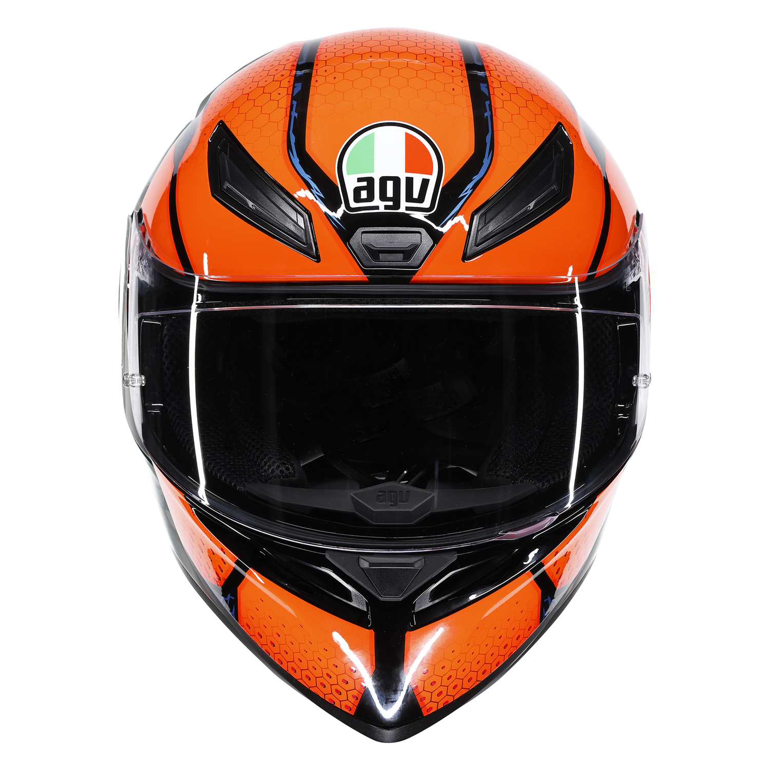 AGV AGV K1-S Speedarmour Black / Orange / Blue - Detail View