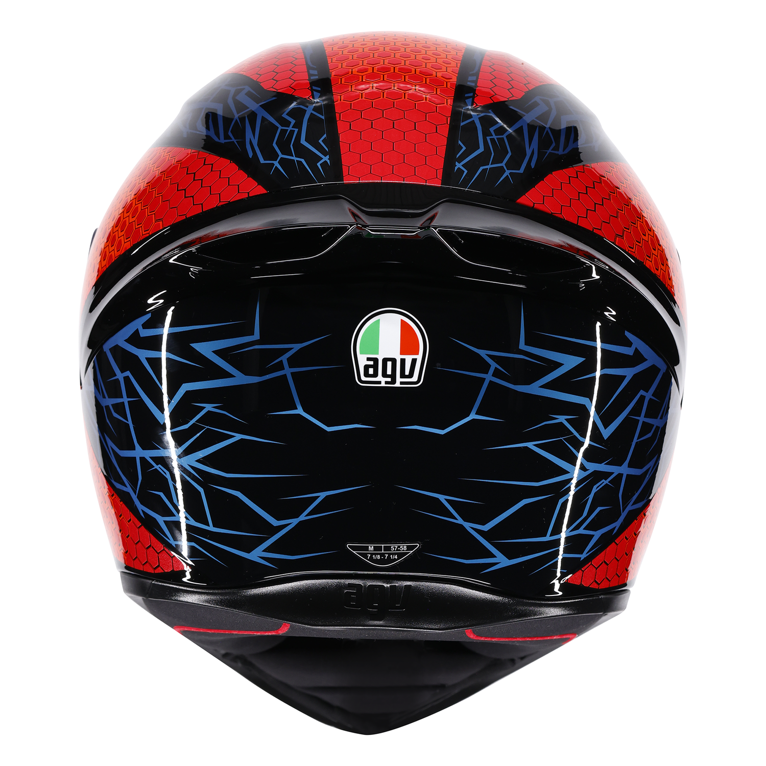 AGV AGV K1-S Speedarmour Black / Orange / Blue - View 7
