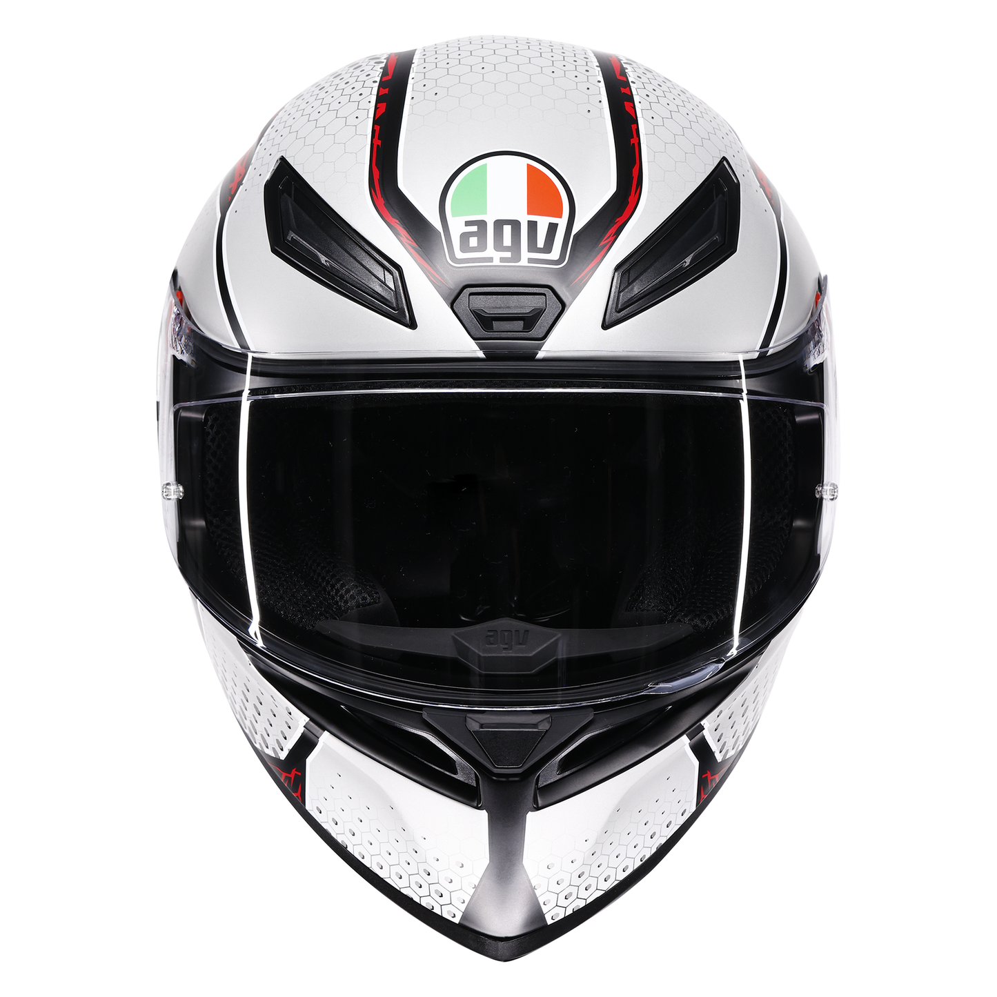 AGV AGV K1-S Speedarmour Matt Black / Grey /Red - Interior View
