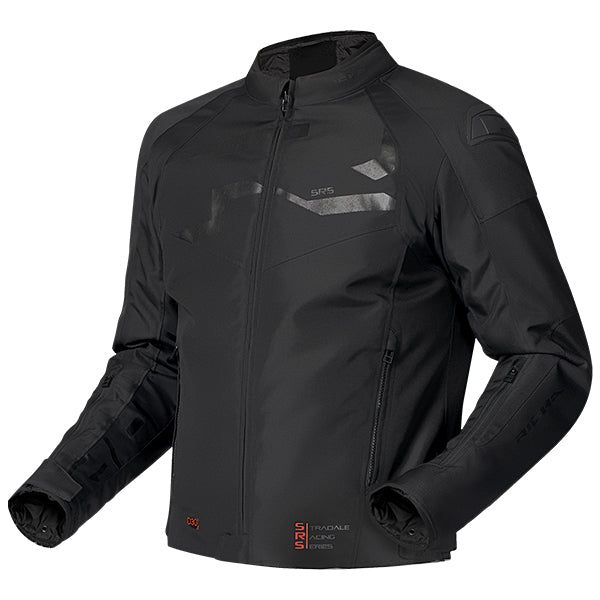 Richa RICHA STRADALE TEXTILE WP JACKET BLACK/BLACK - Front View