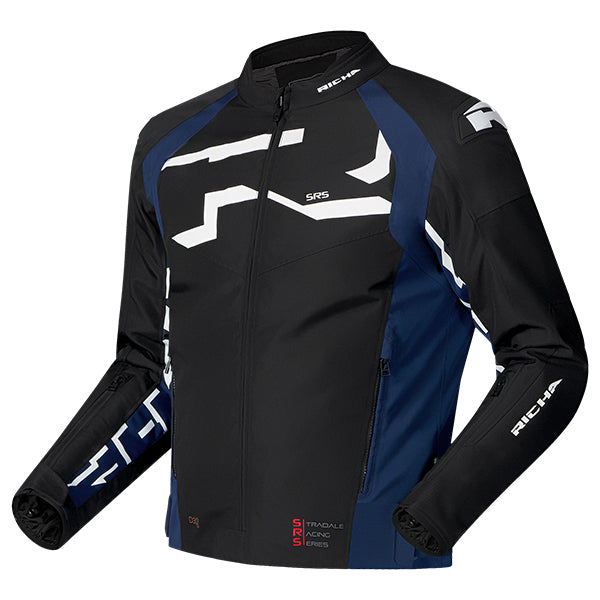 Richa RICHA STRADALE TEXTILE WATERPROOF JACKET BLUE - Front View