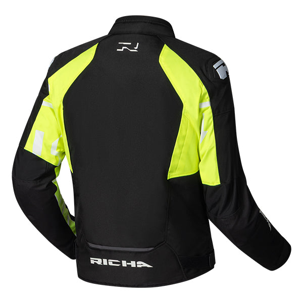 RICHA STRADALE TEX WP JACKET BLACK/F YELL