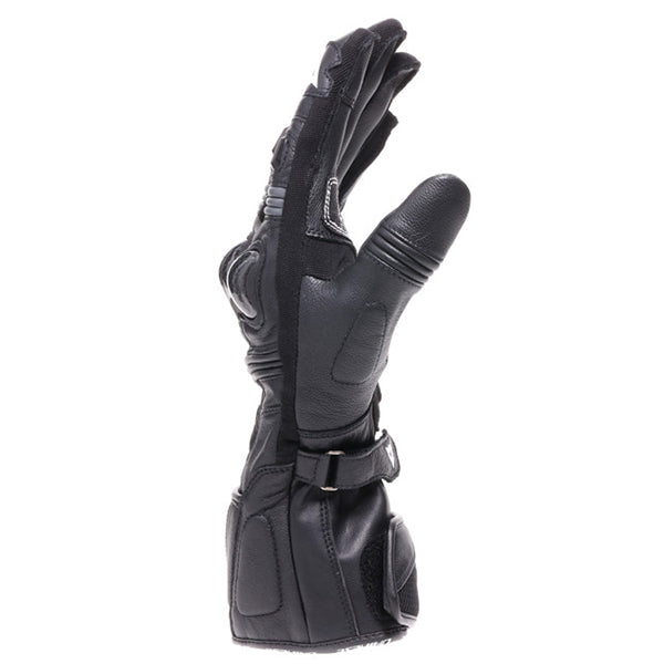 Dainese Reacto Carbon Long Leather Gloves - Black / Anthracite