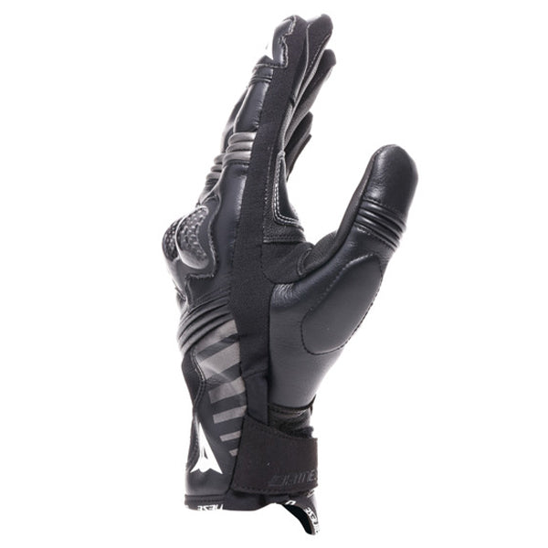Dainese Reacto Carbon Short Leather Gloves - Black
