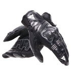Dainese Reacto Carbon Short Leather Gloves - Black