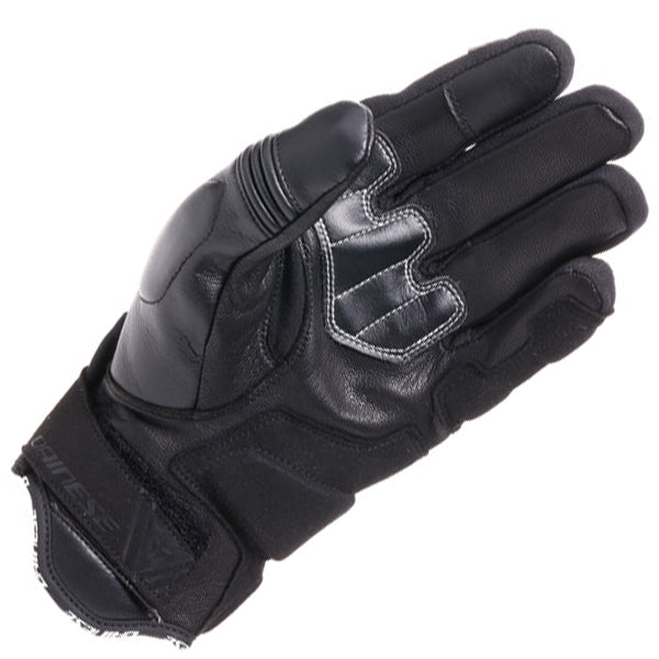 Dainese Reacto Carbon Short Leather Gloves - Black