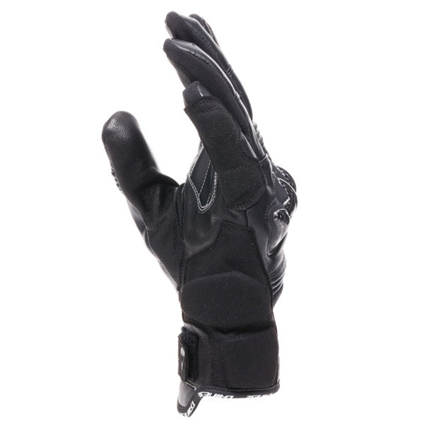 Dainese Reacto Carbon Short Leather Gloves - Black