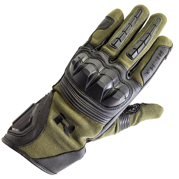 Richa RICHA DREAD GLOVE BLACK GREEN - Front View