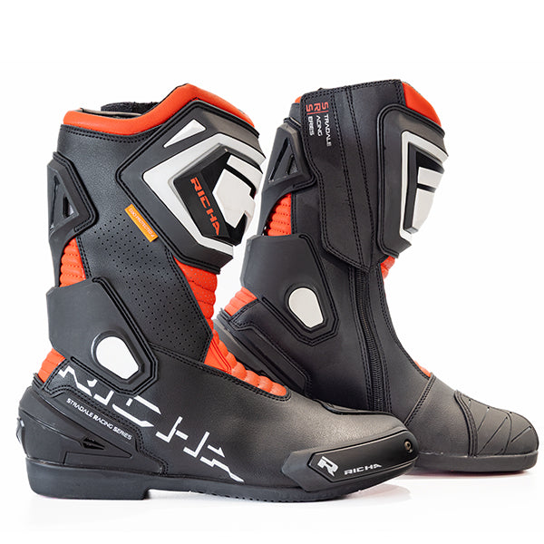 Richa RICHA STRADALE BOOT BLACK RED - Front View