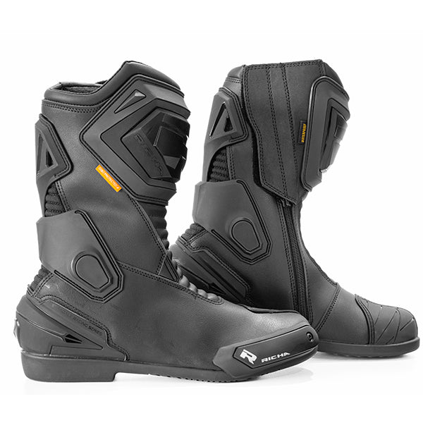 Richa RICHA STRADALE WATERPROOF BOOTS BLACK - Front View