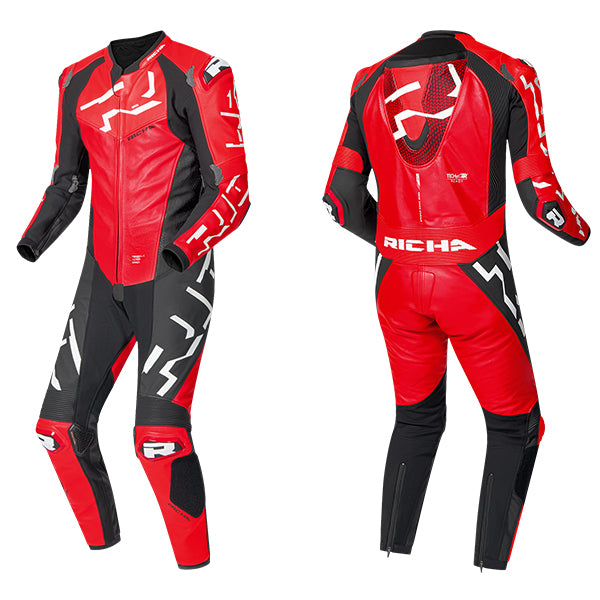 Richa RICHA STRADALE GP 1PC RED/RED/BLK - Front View