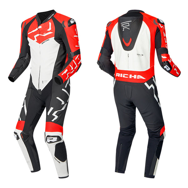 Richa RICHA STRADALE GP 1 PC BLOOD RED/WHT - Front View