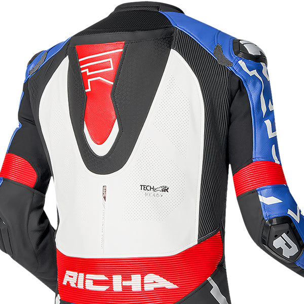 Richa RICHA STRADALE GP 1PC BLU/WHT/BLK/RD - Detail View