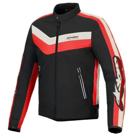 ALPINESTARS T-DYNO WR JACKET - BLACK BRIGHT RED ECRU