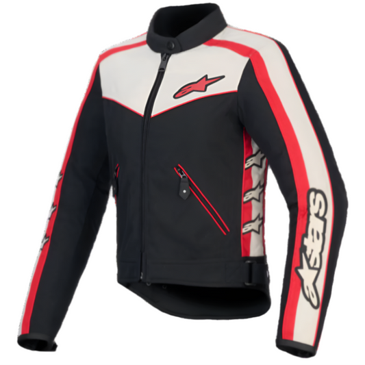 Alpinestars Stella T-Dyno WR Jacket Black Ecru Bright Red
