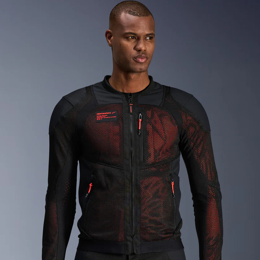 Alpinestars Troop Air Pro Jacket    Black Red