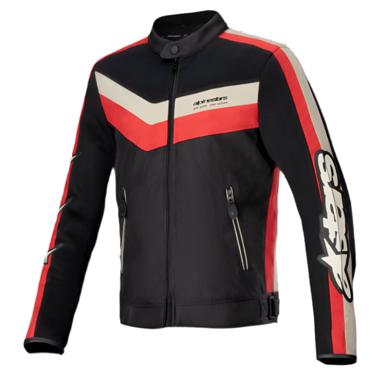 Alpinestars T-Dyno Air Jacket Black Bright Red Ecru