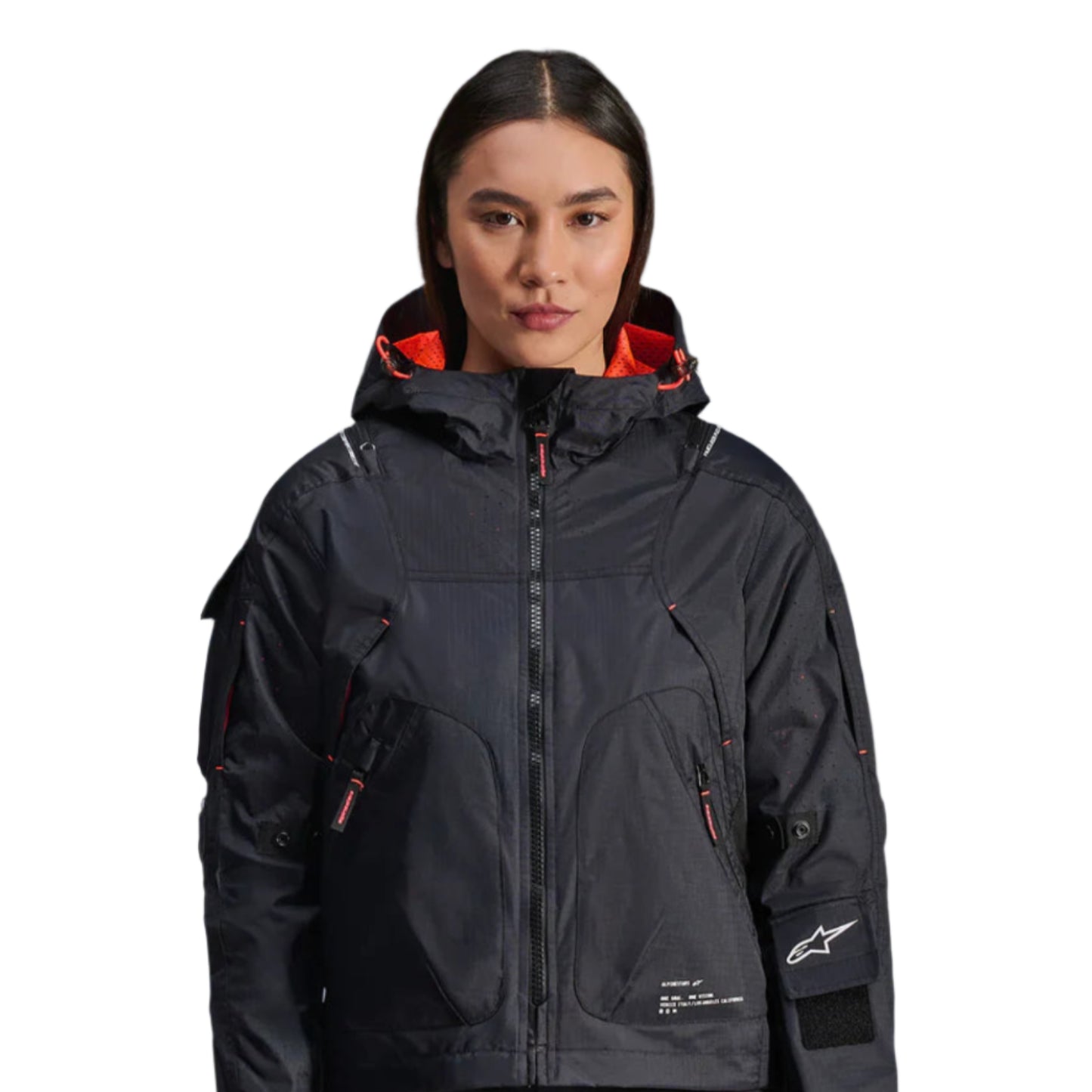 Alpinestars Molly Air Jacket BLACK FLUO CORAL
