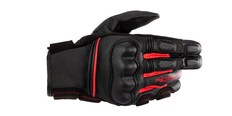 Alpinestars Phenom Leather Gloves Black /Bright Red