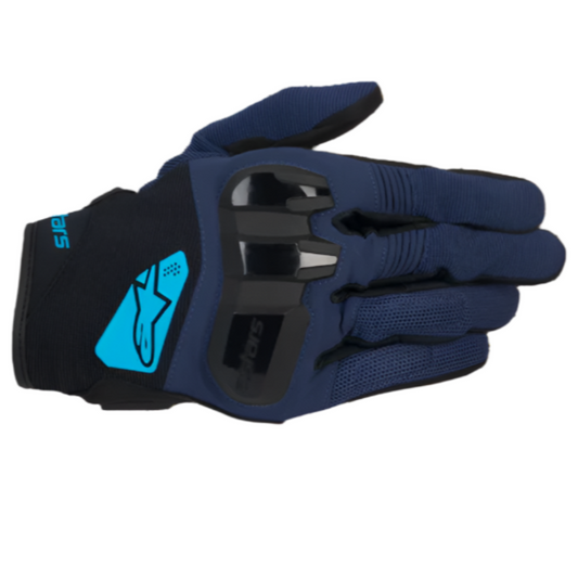 Alpinestars Chrome V2 Gloves Dark Blue Hawaiian Ocean