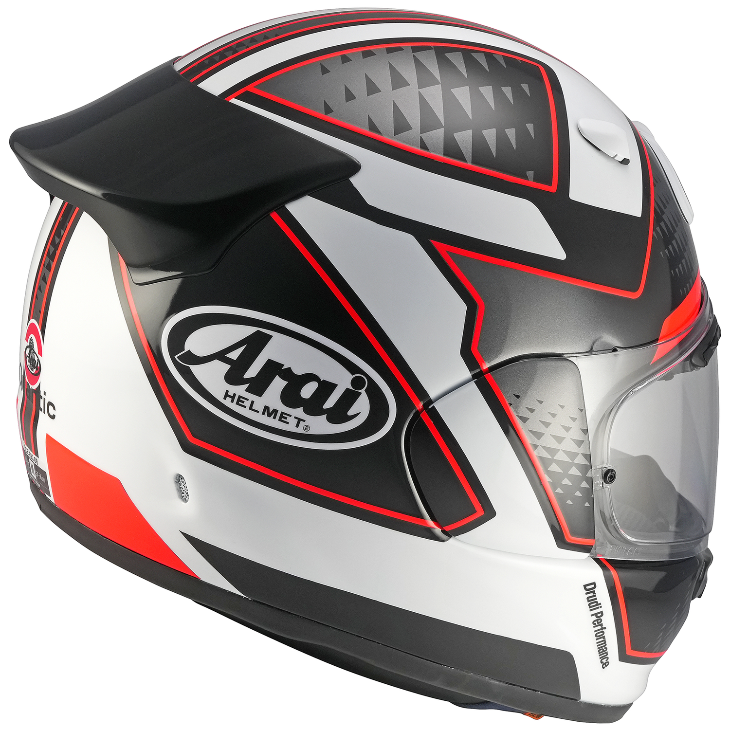 Arai Arai Quantic Giu Red - Side View