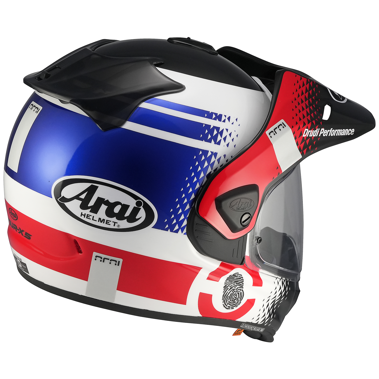 Arai Arai Tour-X 5 Print Multi - MEDIUM - Slight Box Damage - Side View
