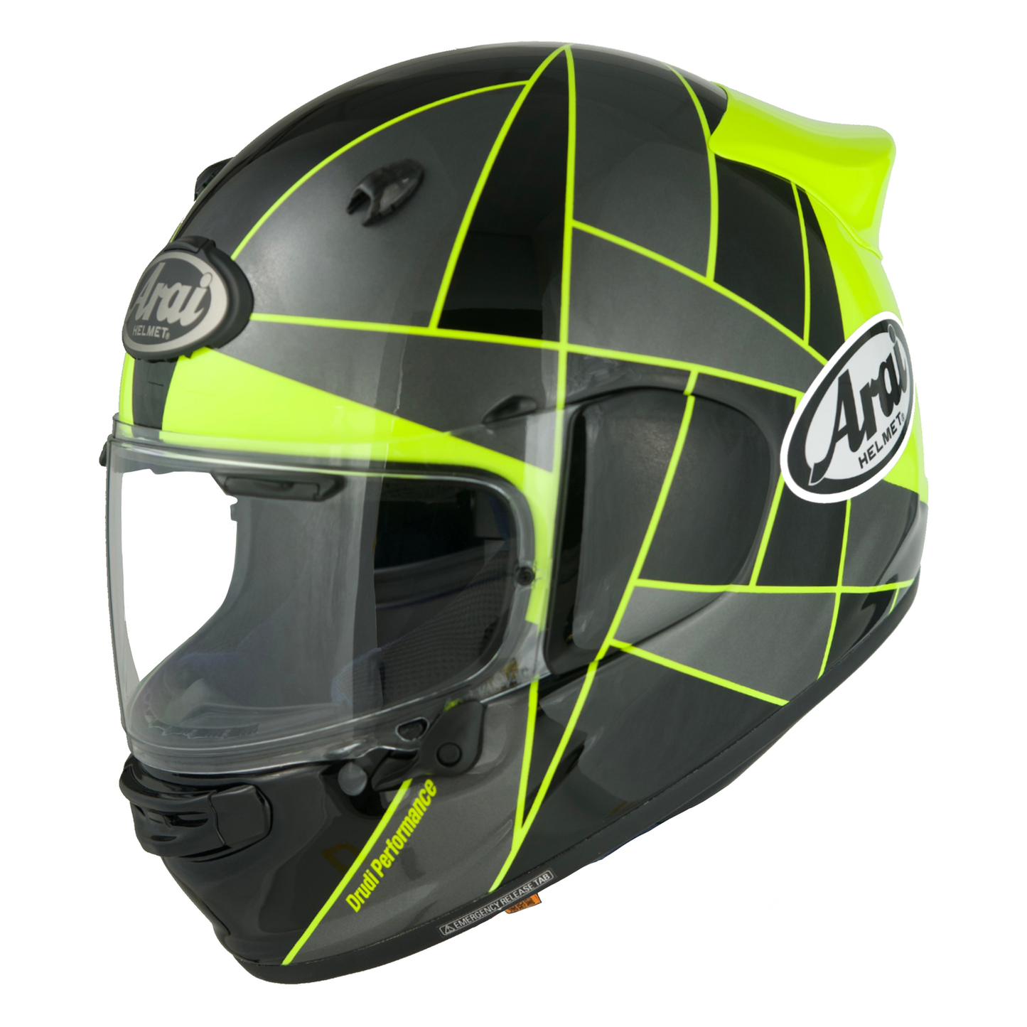 Arai Arai Quantic Peak Yellow - Front View