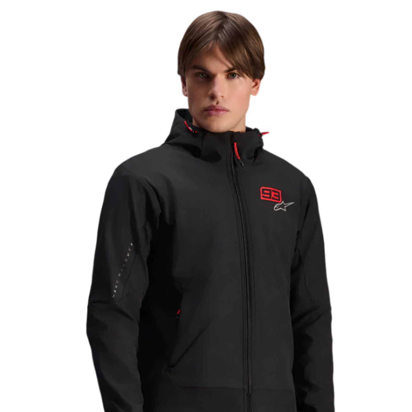 Alpinestars MM93 Radium Tech Hoodie Black Bright Red