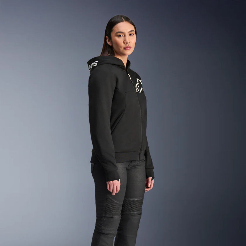 Alpinestars Stella Chrome V2 Sport Hoodie Black White