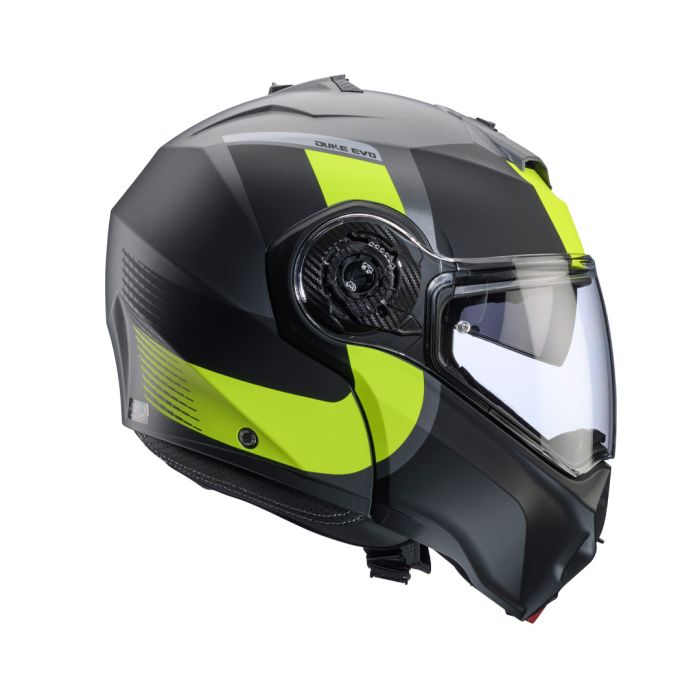Caberg Duke Evo Indy Matt Gun Metal/Yellow Fluo/Black Helmet