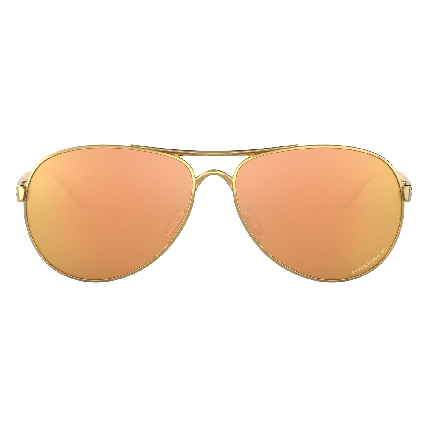 Oakley Feedback Sunglasses (Polished Gold) Prizm Rose Gold Lens