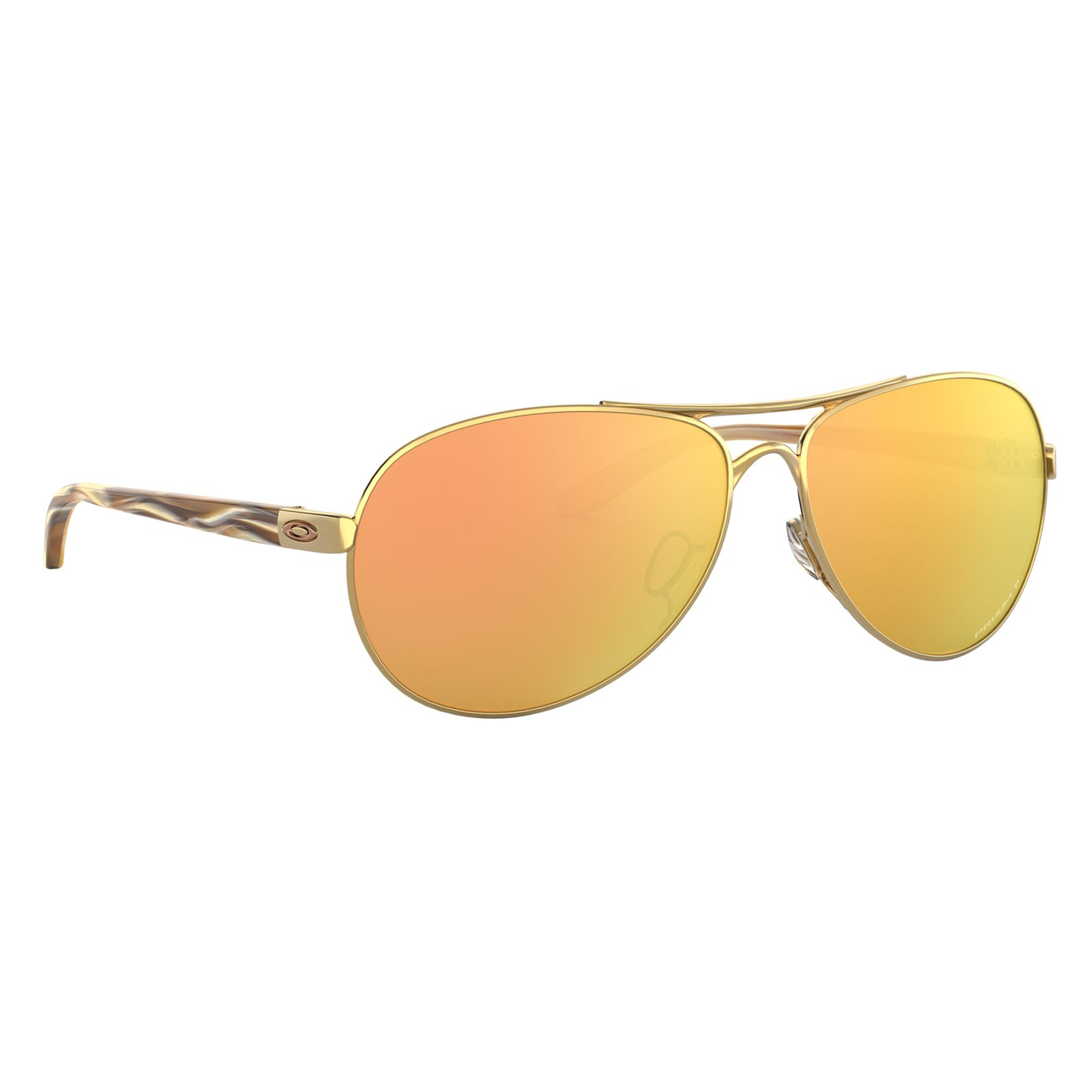 Oakley Feedback Sunglasses (Polished Gold) Prizm Rose Gold Lens