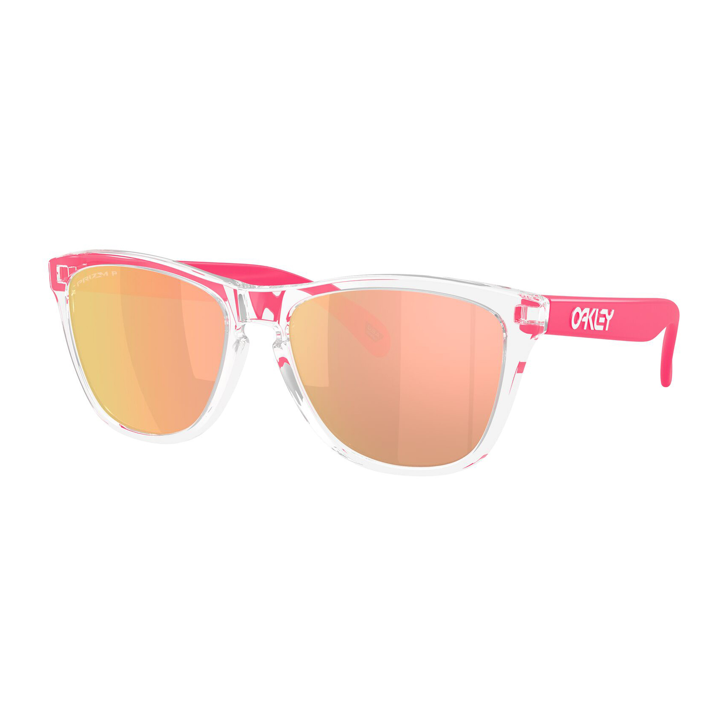 Oakley Frogskins Sunglasses (Clear) Prizm Rose Gold Lens