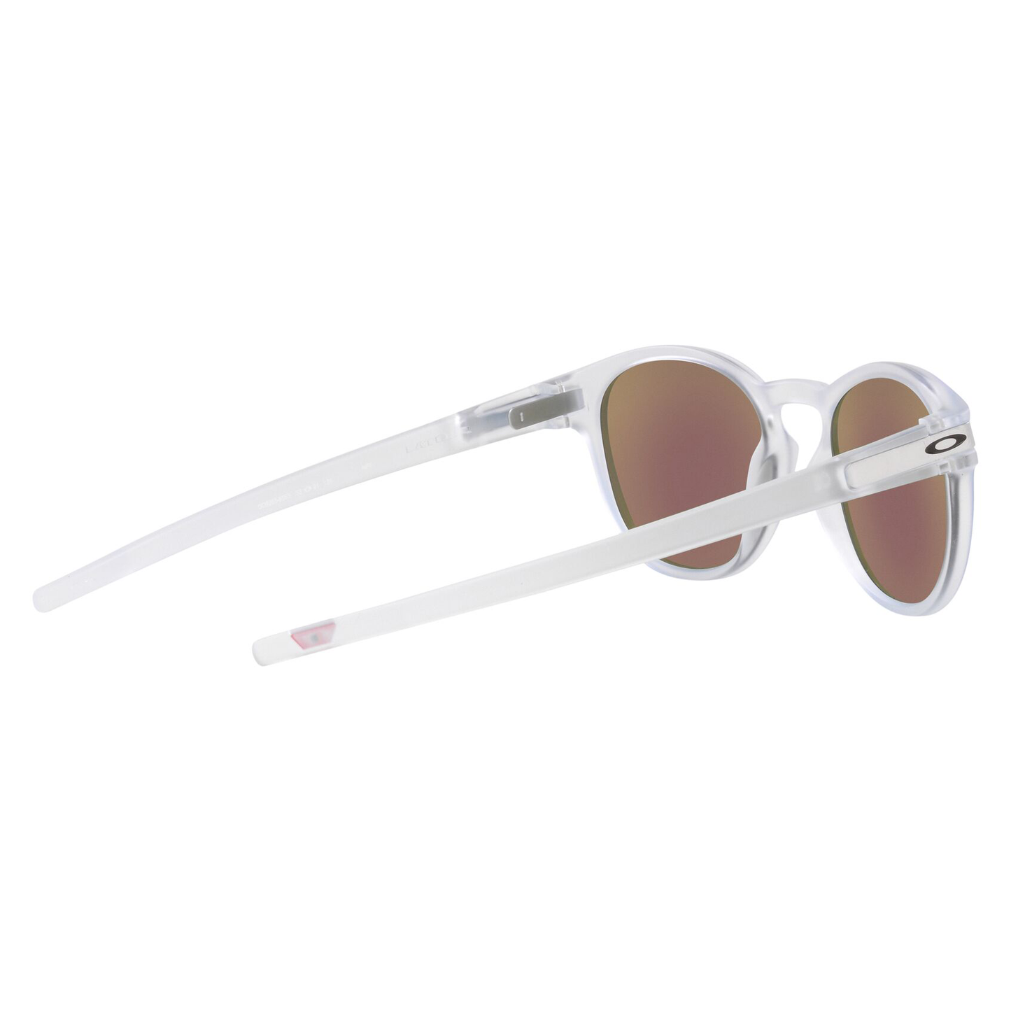 Oakley Latch Sunglasses (Matte Clear) Prizm Sapphire Lens Polarized