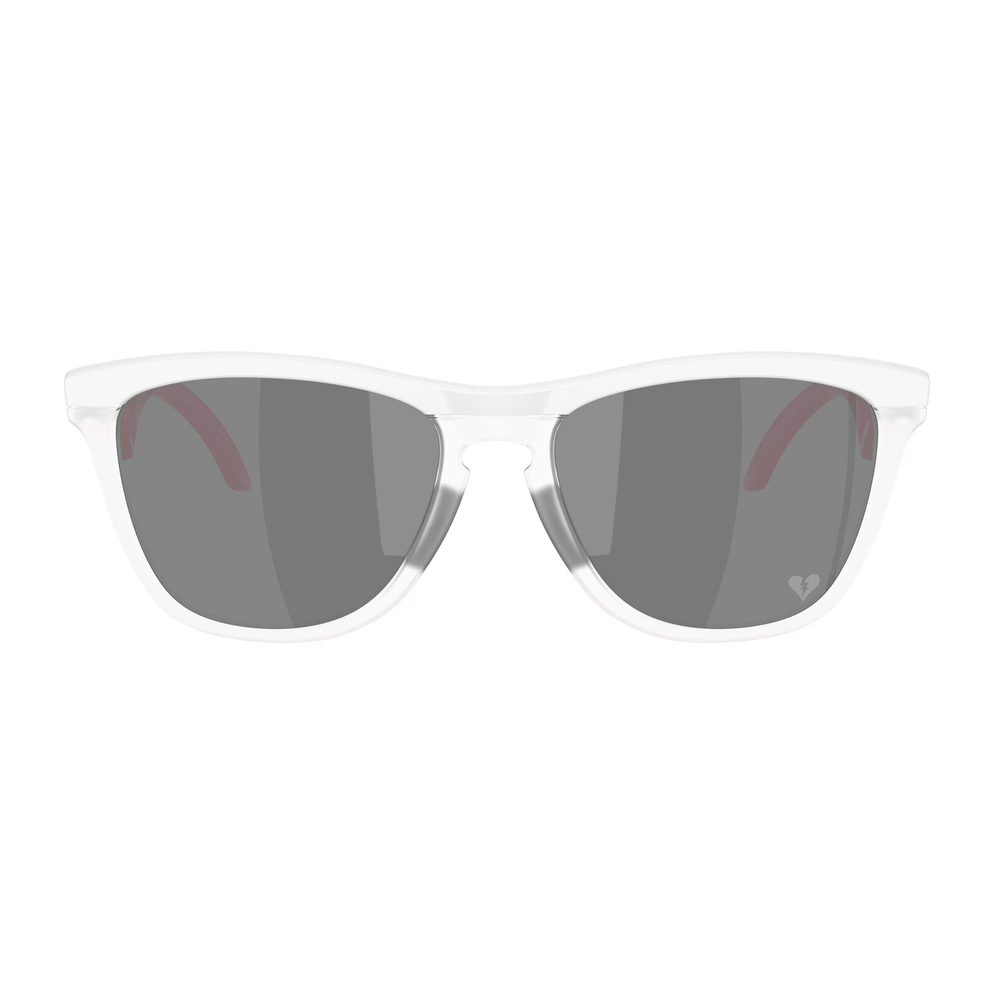 Oakley Frogskins Hybrid Sunglasses (Matt White) Prizm Grey Lens