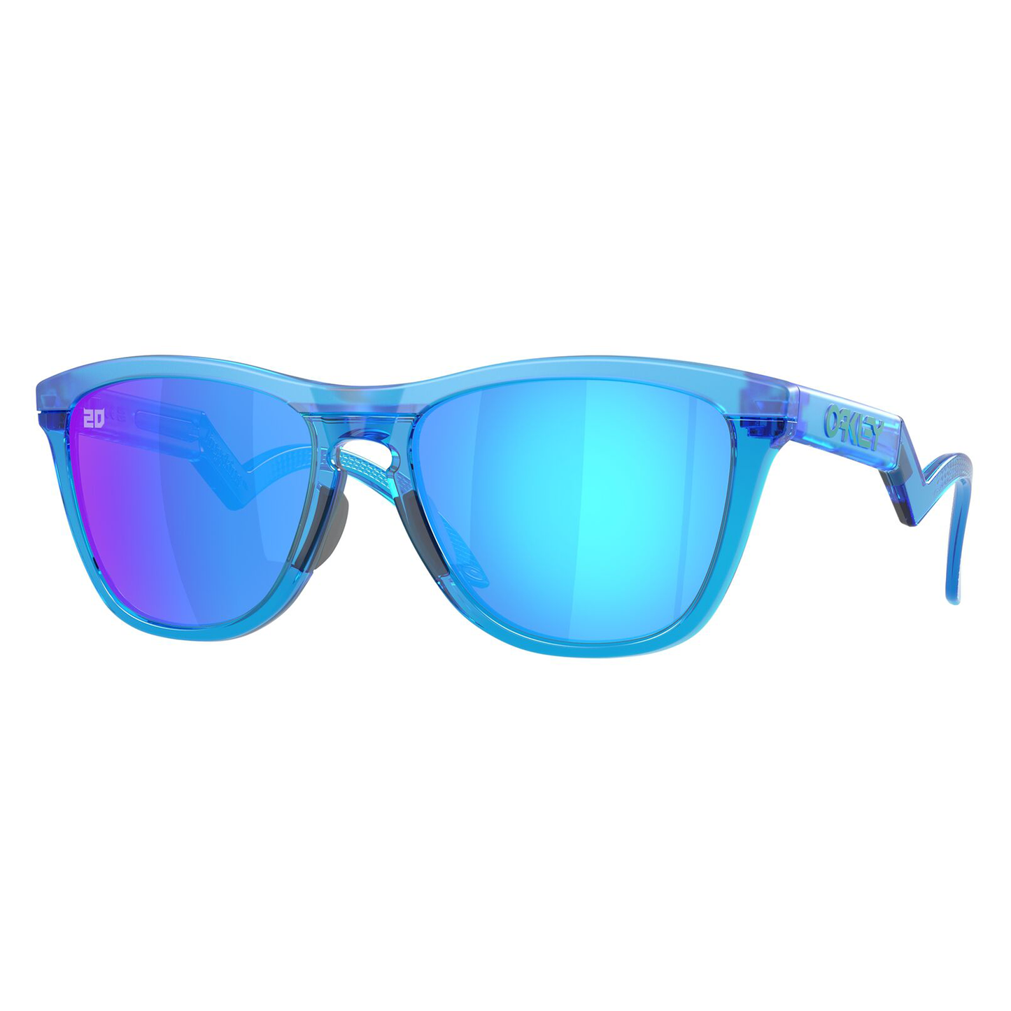 Oakley Frogskins Hybrid Sunglasses (Matte Acid Blue) Prizm Sapphire Lens