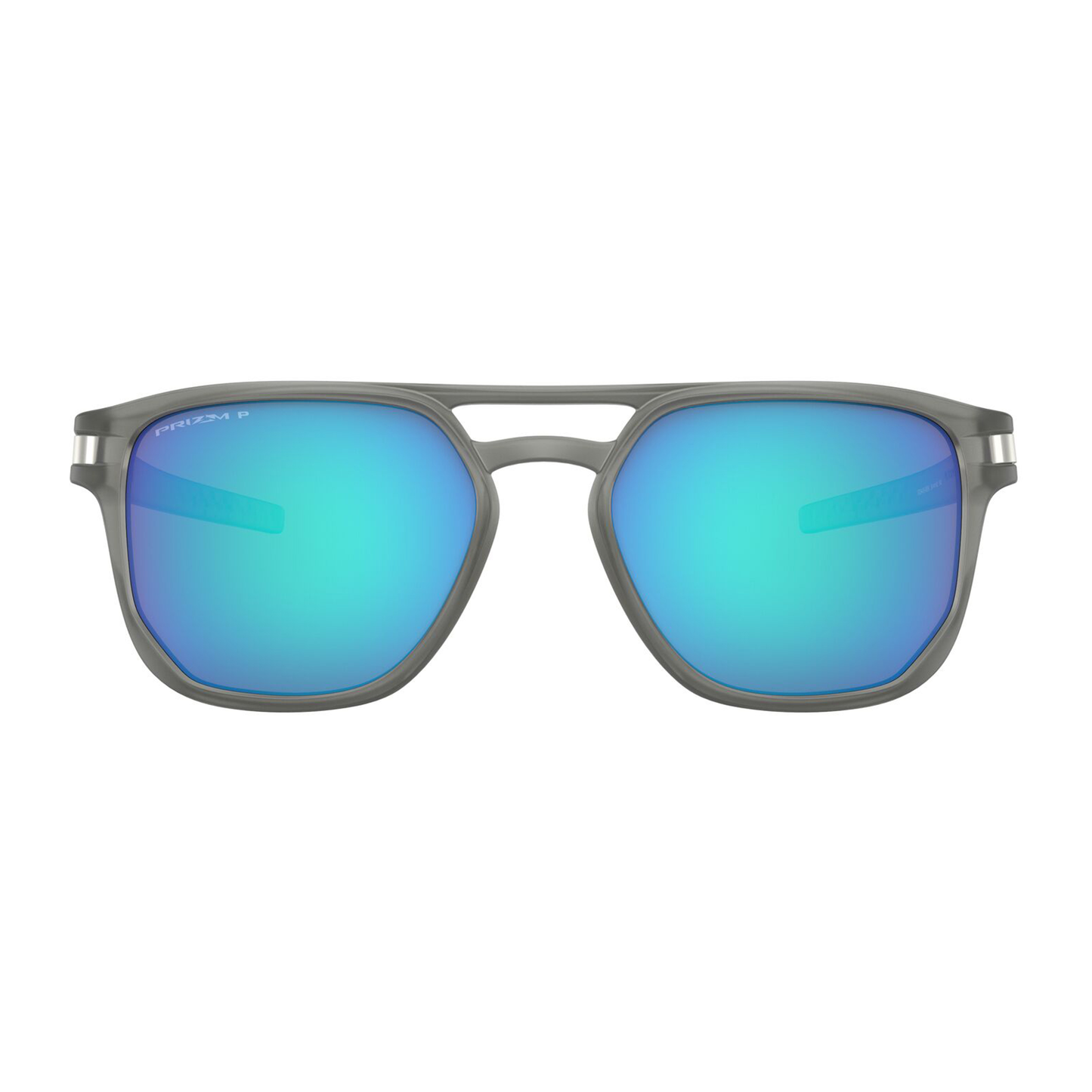 Oakley Latch Beta Sunglasses, Matte Grey Ink / Prizm Sapphire Irdium Polarized,
