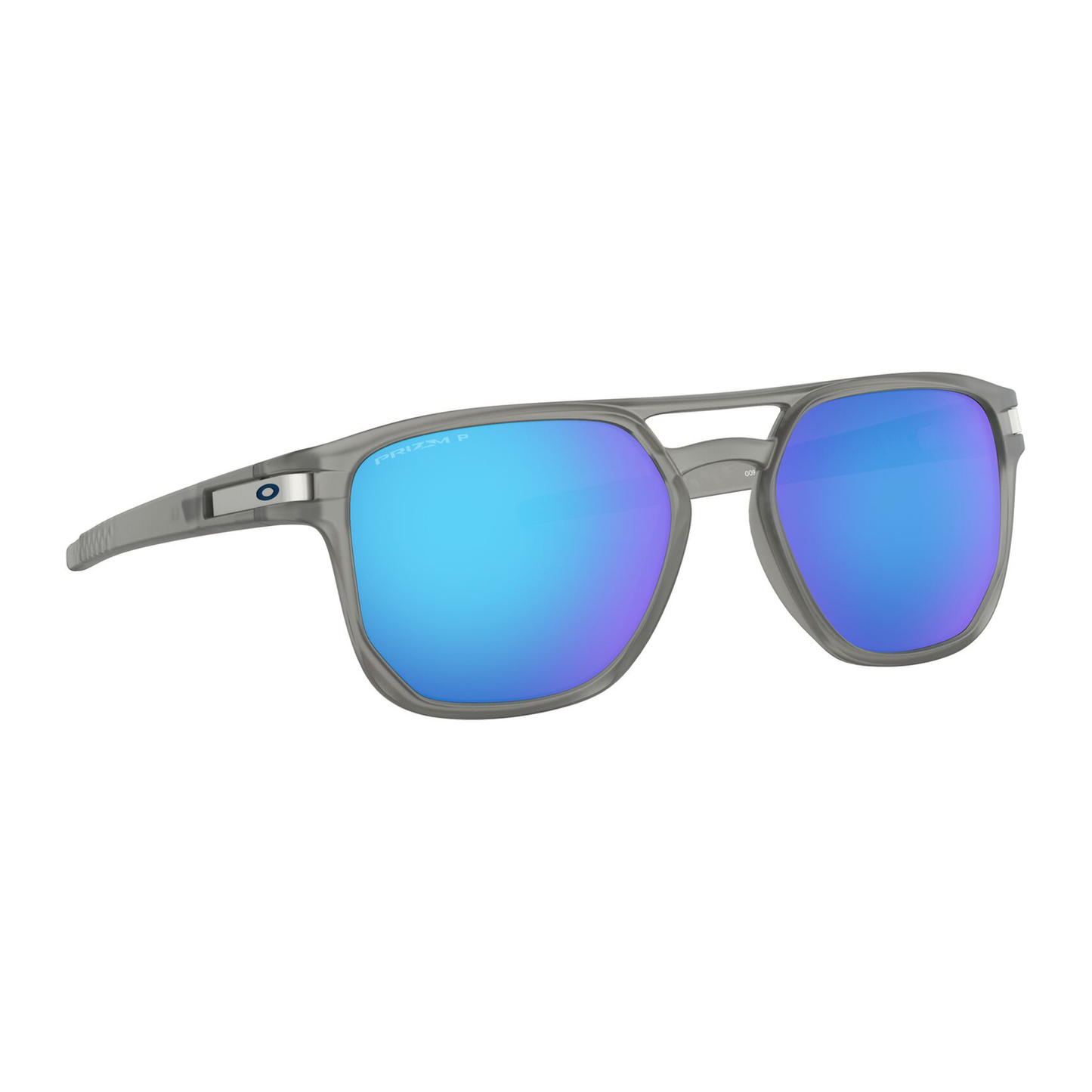 Oakley Latch Beta Sunglasses, Matte Grey Ink / Prizm Sapphire Irdium Polarized,