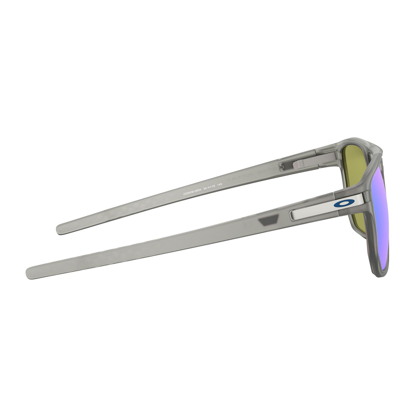 Oakley Latch Beta Sunglasses, Matte Grey Ink / Prizm Sapphire Irdium Polarized,