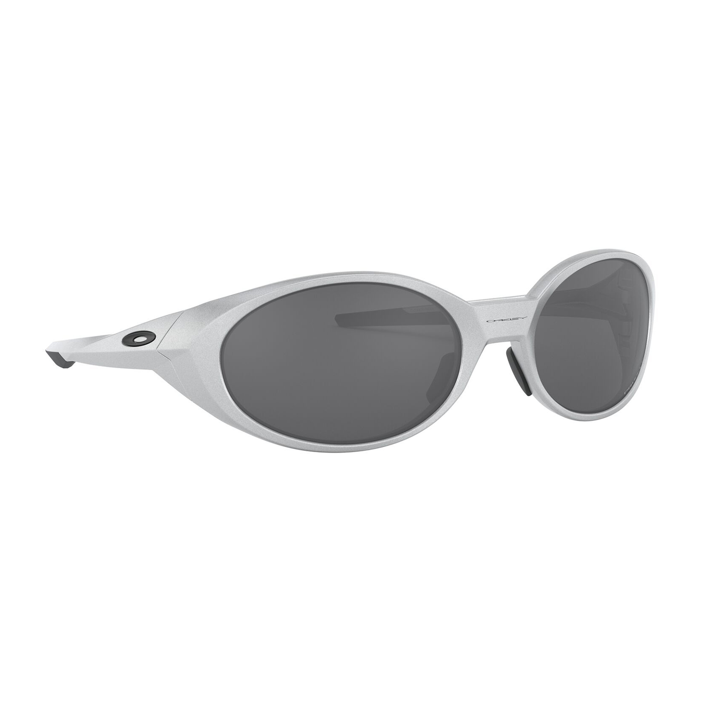 Oakley Eye Jacket Redux Sunglasses, Silver / Prizm Black Polarized Lens,