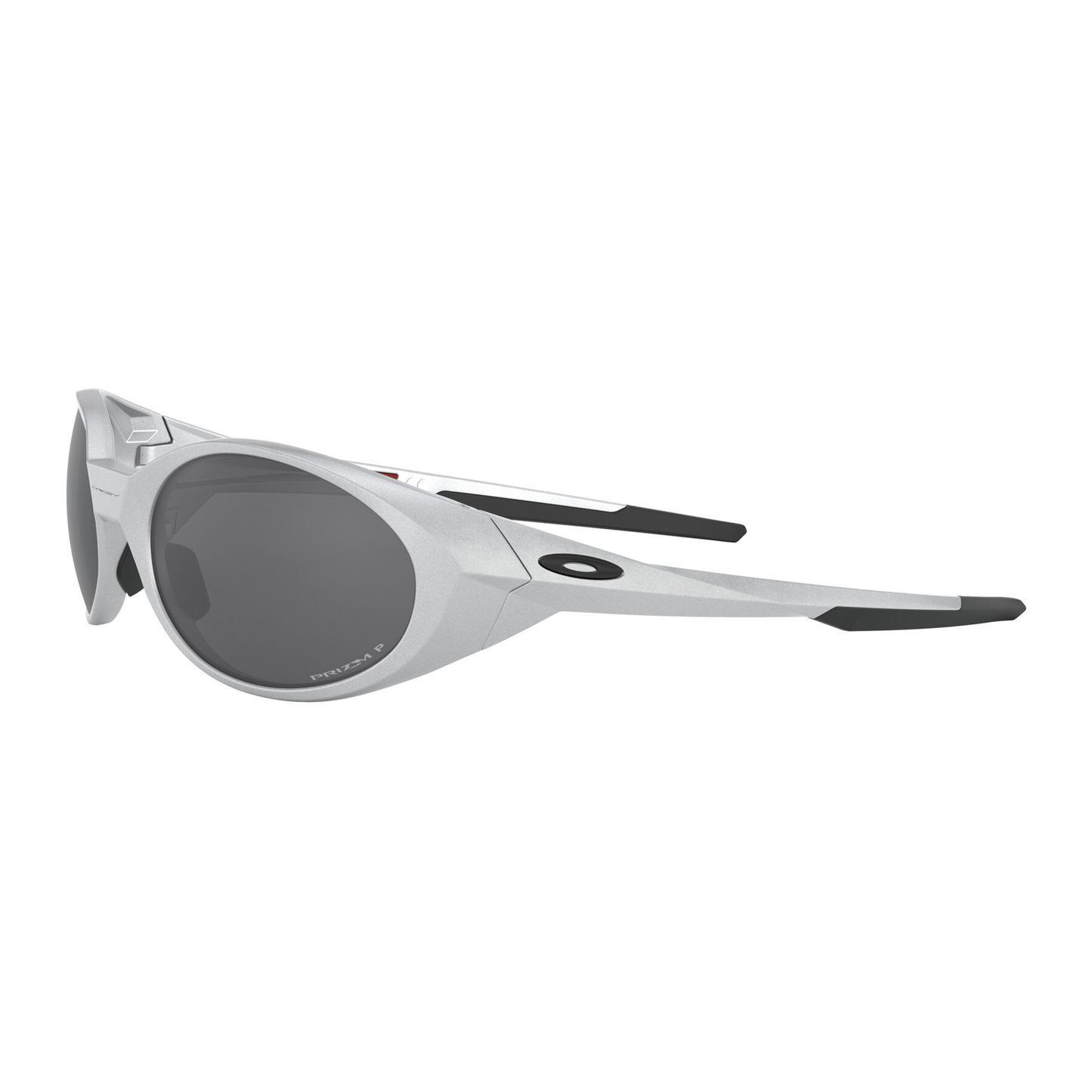 Oakley Eye Jacket Redux Sunglasses, Silver / Prizm Black Polarized Lens,