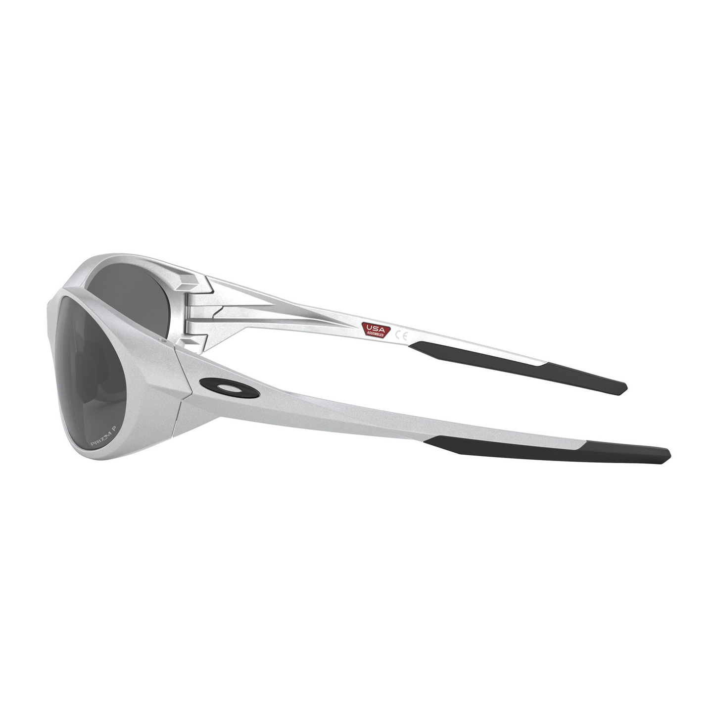 Oakley Eye Jacket Redux Sunglasses, Silver / Prizm Black Polarized Lens,