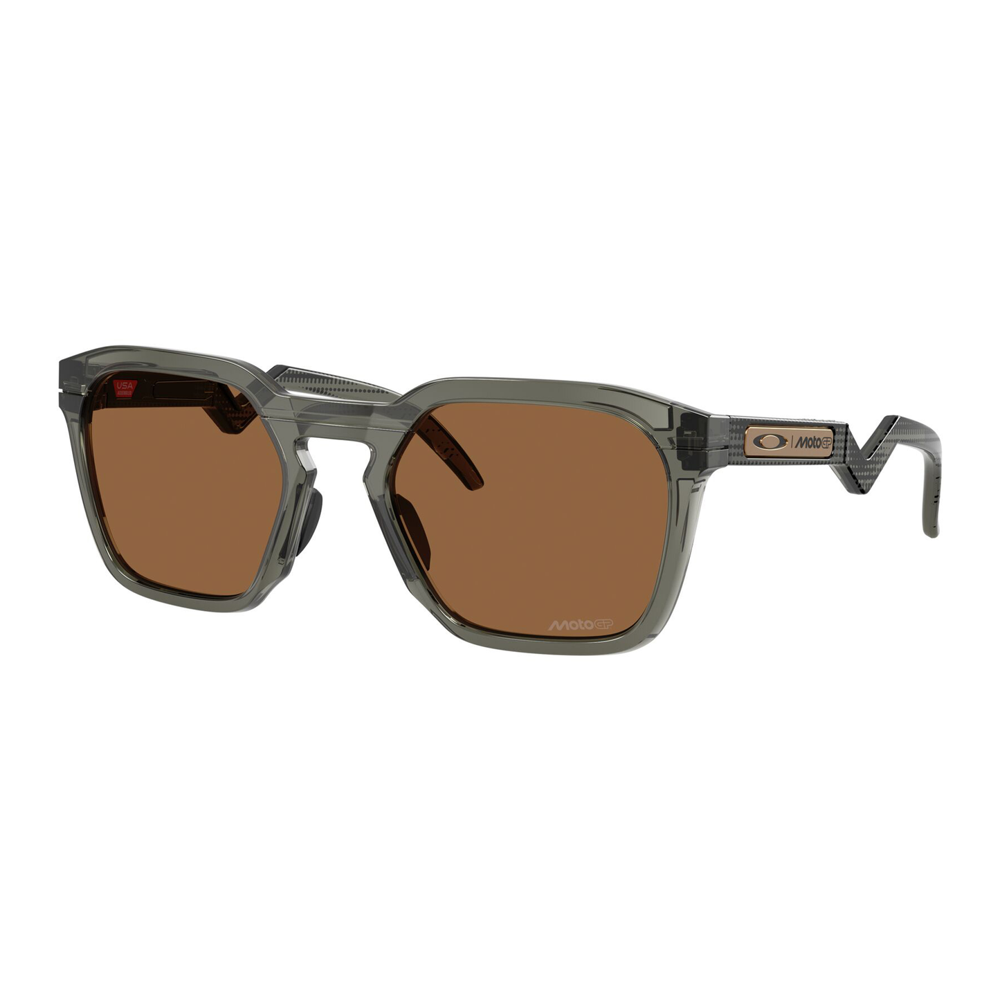Oakley HSTN SQ Sunglasses, Grey Smoke/Prizm Bronze lens