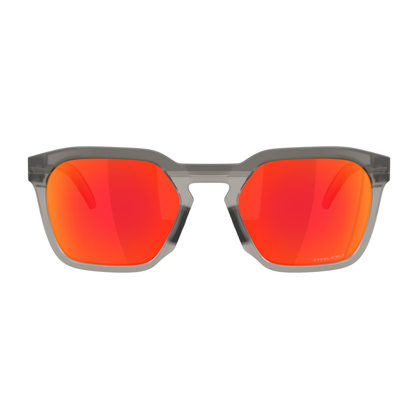 Oakley HSTN SQ Sunglasses, Matte Grey Smoke / Prizm Ruby Lens,